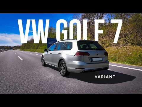 Видео: Volkswagen Golf 7 Variant 1.6 TDI (2019) — Драйв, эмоции, экшен… шучу, это просто Golf