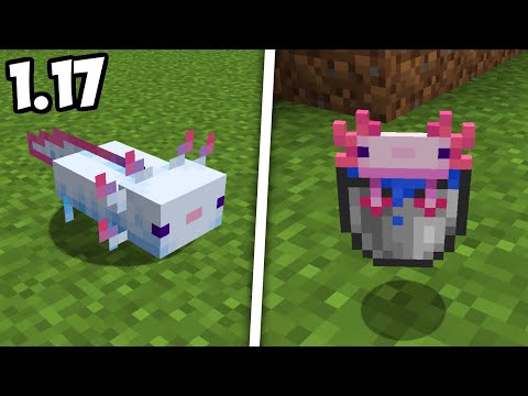 Видео: НОВЫЙ МОБ: АКСОЛОТЛЬ в МАЙНКРАФТ 1.17 / Снапшот 20w51a
