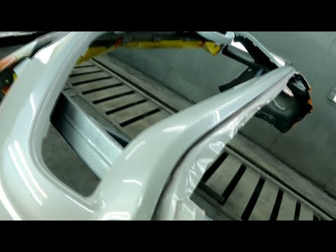 Видео: Toyota Rav 4  2022 г.в.- ремонт разорванного переднего бампера ч 2.