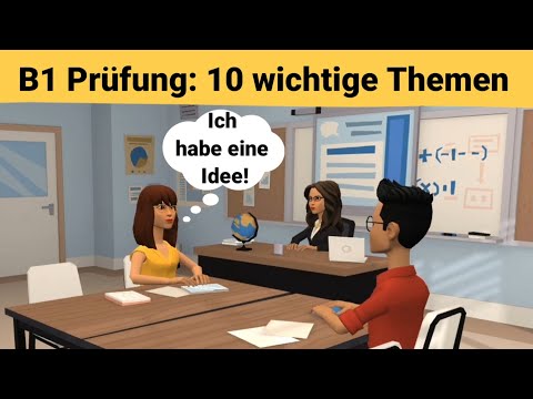 Видео: Устный экзамен по немецкому языку B1 |Планируем что-то вместе/диалог| 10 важных тем|говорить часть 3