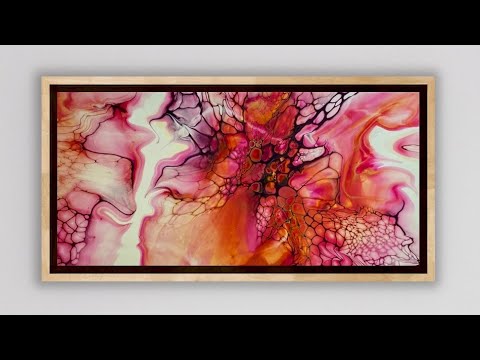 Видео: Серия 71 Triple Boom — с великолепными цветами заката | Fluid Art + Spin Out