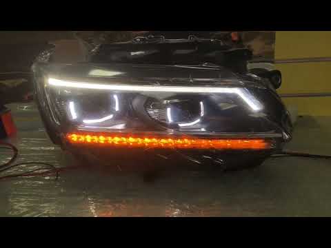Видео: Фары комплект Full LED WV Passat B8 2016 2019 неоригинал 561 941 774 A, 561 941 773 A