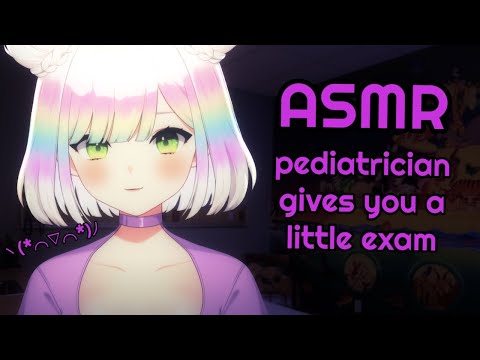Видео: [ASMR] Педиатр проводит расслабляющий осмотр👩‍⚕️✨ | болтливый 🗣 | медицинская ролевая игра 💤💓 | 3...