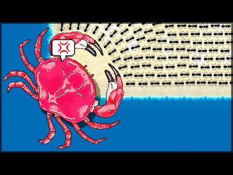 Видео: КРАБОВЫЙ ПЛЯЖ! ПРОХОЖДЕНИЕ КРАБОВОГО ПЛЯЖА | НОВЫЙ БОСС КРАБ - Pocket Ants: Симулятор Колонии