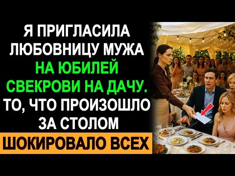 Видео: Я Пригласила Любовницу Мужа На Юбилей Свекрови На Дачу — То Что Произошло За Столом Шокировало Всех