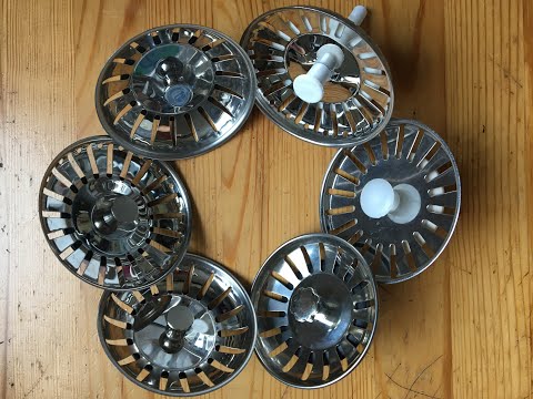 Видео: Фильтр пробки (корзины) большого выпуска 3 1/2’’ для кухонной мойки. Советы по выбору.