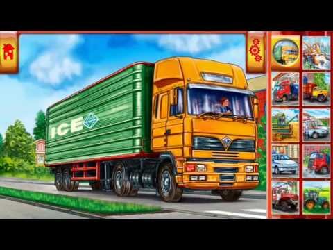 Видео: Карточки машинки 3. Мультик про машинки,городские автомобили Пожарная машина, трактор и тд
