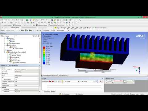 Видео: 1. Задача теплообмена в модуле ANSYS Steady State Thermal (Workbench)