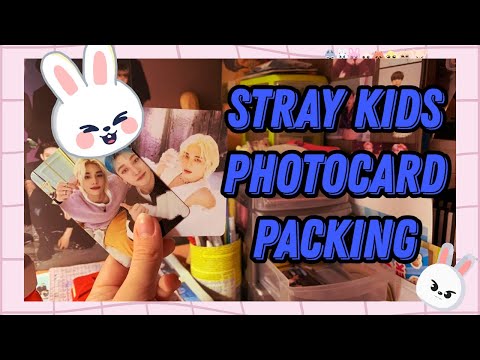 Видео: упаковка карт ПОЛНАЯ | stray kids photocards packing