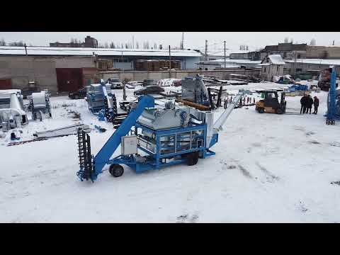 Видео: ЗСК-70 , передвижная машина первичной зерноочистки