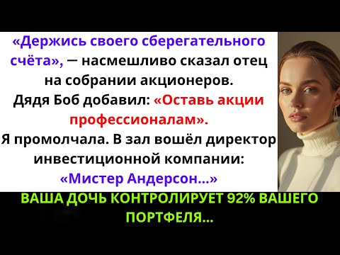 Видео: Семья сказала: «Ты никогда не будешь владеть акциями» — теперь я управляю их инвестиционным фондом