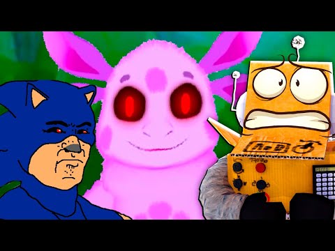 Видео: Sonic.EXE и Лунтик.exe Забрали ПРОКЛЯТЫЙ ОМЛЕТ В ЛУНТИК ИКС 2 Серия РОБЗИ