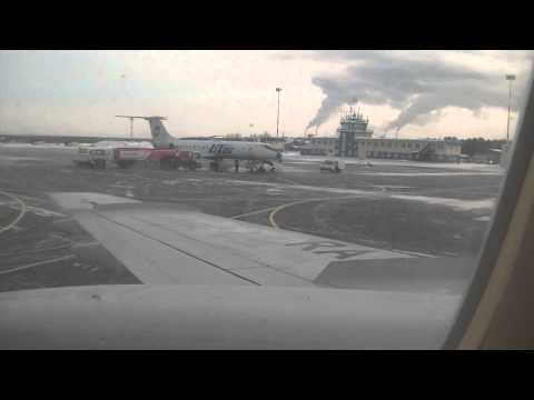 Видео: Посадка Ту-154М RA-85018 АК UT в а/п СУР
