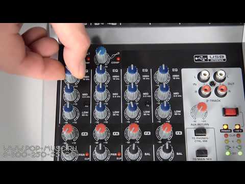 Видео: Микшерный пульт BEHRINGER Q802USB XENYX (Best Entry Level Mixer)