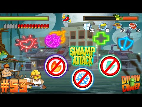 Видео: Прохождение игры Swamp Attack (Android) #53 (Огнестойкие звери)