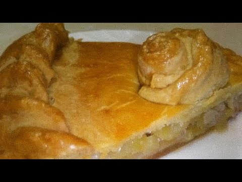 Видео: Какой же вкусный этот пирог! Курник с курицей и картошкой.