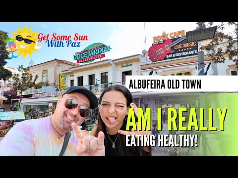 Видео: Старый город Албуфейры, Португалия — рестораны, бары и авокадо! Невероятно! Здоровое питание!