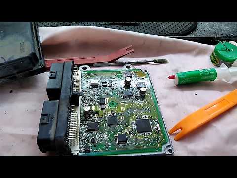 Видео: mitsubishi colt .4g15 t. 
 кз в датчике коленвала.