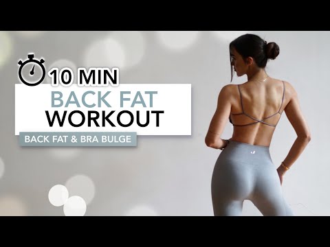 Видео: 10 MIN BACK FAT WORKOUT | Избавьтесь от жира на спине и укрепите спину | Eylem Abaci