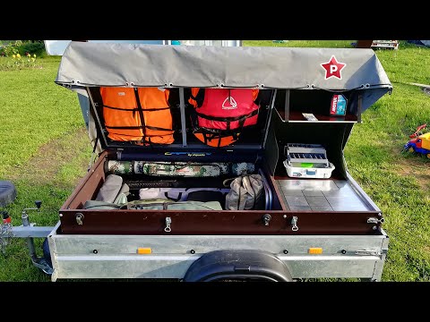 Видео: Прицеп для активного водномоторника