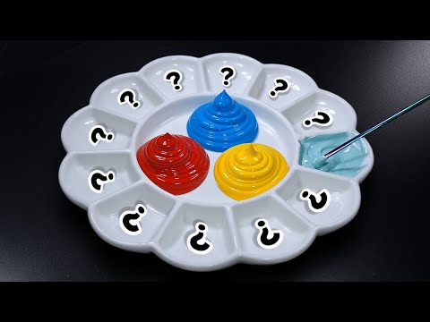 Видео: Как создать 13 волшебных цветов из 3 основных | Удовлетворяющее смешивание красок