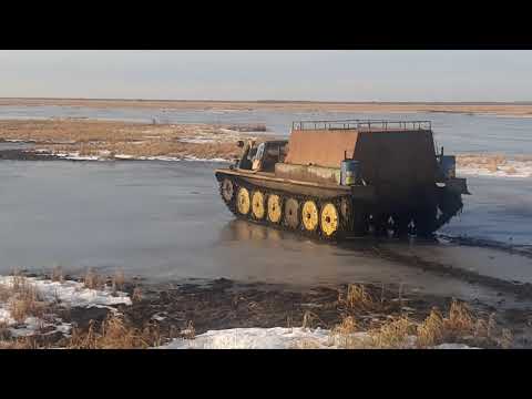 Видео: ГТТ и ГАЗ-71 по бездорожью , ДРИФТ НА ЛЬДУ!!!
