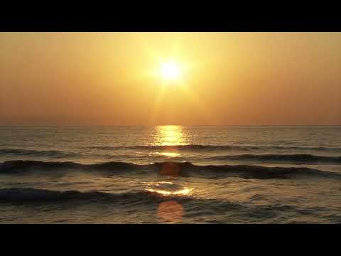 Видео: Beautiful sunset at sea Full HD 10 hours / Красивый закат в море  Full HD 10 часов.