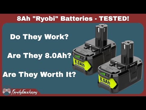 Видео: Проверка ёмкости поддельного аккумулятора Temu Ryobi 18 В. 8 Ач???