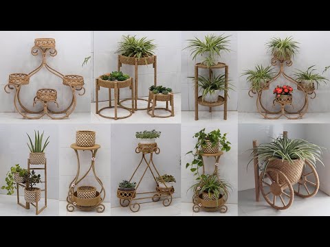Видео: 10 уникальных идей для подставок для растений из отходов повторного использования, джутовые ремесла
