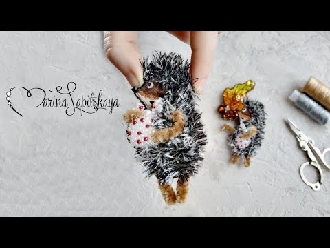 Видео: 🦔 Мастер-класс: брошь из бисера "Ёжик в тумане"