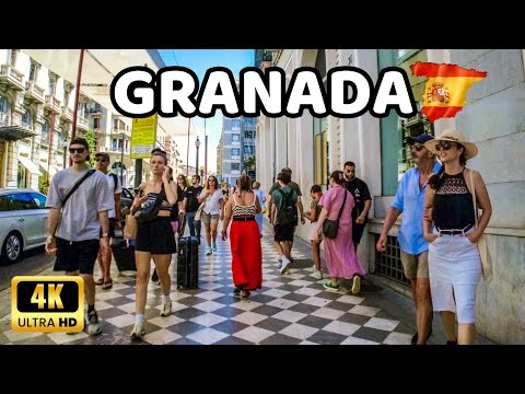 Видео: 🇪🇦[4K] ГРАНАДА - Очаровательный город Андалусии, Испания - Пешая экскурсия по центру города