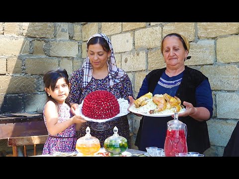 Видео: Бабушка Готовить Шушинский Плов, Варенье не спелых Инжира и Торт Мороженое Сельская жизнь
