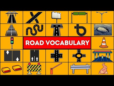 Видео: 50 важных дорожных слов | Дорожная лексика | Уличная лексика | Английская лексика, которую нужно ...