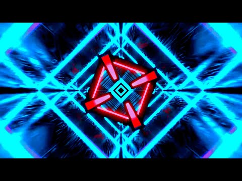 Видео: 🔷 Заставка 4K – Красно-синяя неоновая спираль | Футуристичный VJ-луп (Без звука)