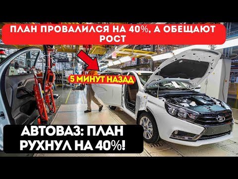 Видео: АвтоВАЗ на ГРАНИ: Четырехдневка, долги 100 млрд, но обещают +20%! Как это возможно?