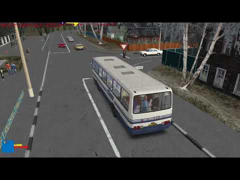 Видео: Omsi 2 "Русская Глубинка 2.2" Маршрут Nr.111 (Обратный рейс)