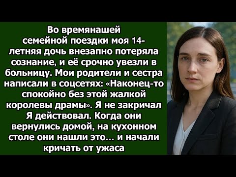 Видео: Моя дочь потеряла сознание  А родители написали «Наконец то спокойно без жалкой королевы драмы»…