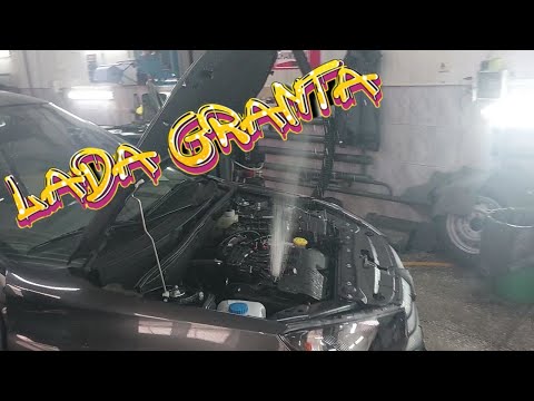 Видео: Семяизвержение топлива с первого цилиндра LADA GRANTA