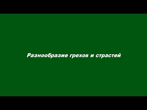 Видео: Разнообразие грехов и страстей