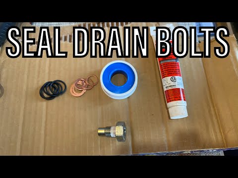 Видео: 4 способа герметизации резьбы на сливной пробке
