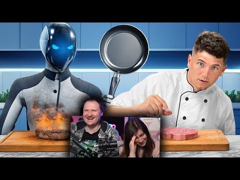 Видео: Я готовил против роботов! | РЕАКЦИЯ на Nick DiGiovanni