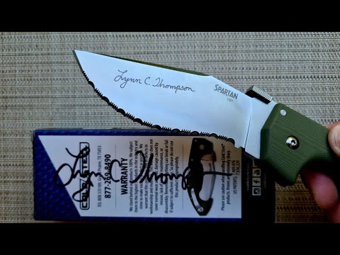 Видео: Будет еще дороже. Нож SPARTAN Lynn Thompson Signature Cold Steel