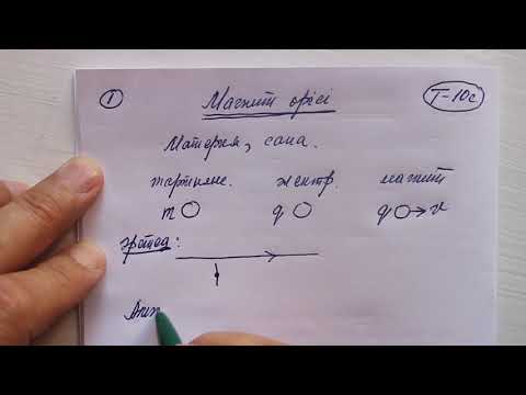 Видео: Тереңдетілген 10-сынып. №1 сабақ. Магнит өрісі