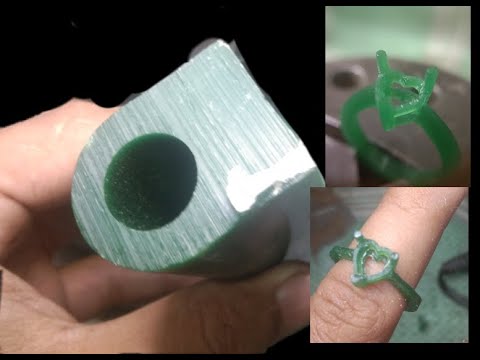 Видео: Ювелирная резьба по воску часть 1