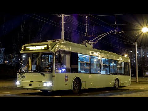 Видео: ИНФОРМАТОР троллейбусного маршрута №53 в парк г. Минска (голос Эдуарда Данченко)