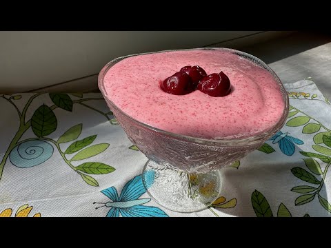 Видео: Десерт из манки и ягод - такого вы ещё не пробовали супер воздушный!