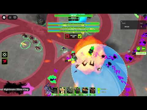 Видео: ОГРОМНОЕ Течение!!! - Tower Defense X (Operation Slime Nightmare mode) ROBLOX