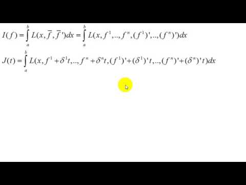 Видео: Основы вариационного исчисления | уравнение Эйлера Лагранжа | 4