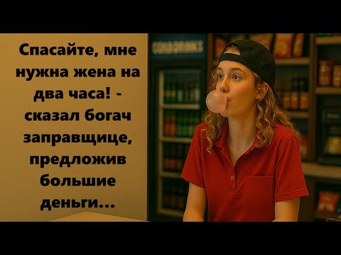 Видео: Спасайте, мне нужна жена на два часа!   сказал богач заправщице, предложив большие деньги…