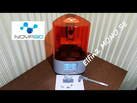 Видео: ⚡Elfin2 MONO SE⚡ Распаковка, Обзор, Пробная печать, UV MSLA технология👈